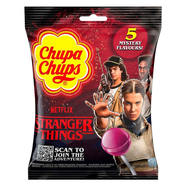Chupa Chups Stranger Things "Right Side Up" Lollipops (120g) | Hello ...