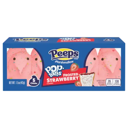Peeps Marshmallow Pop-Tarts Frosted Strawberry (42g)