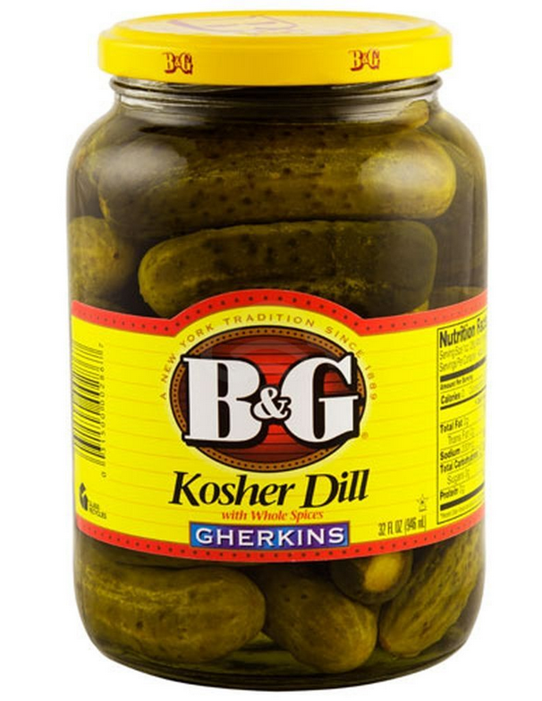 B&G Kosher Dill Gherkins (946ml)